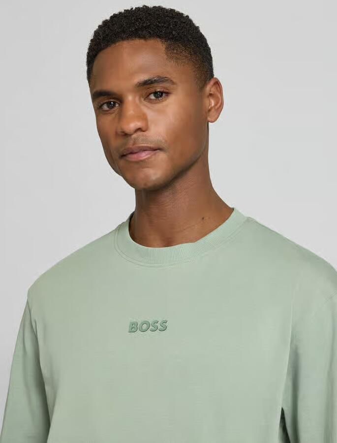 BOSS Green regular fit T-shirt van puur katoen model 'TEE 10' - Foto 2