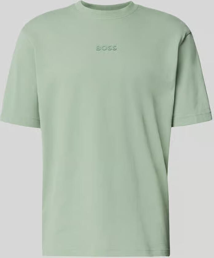 BOSS Green regular fit T-shirt van puur katoen model 'TEE 10' - Foto 3