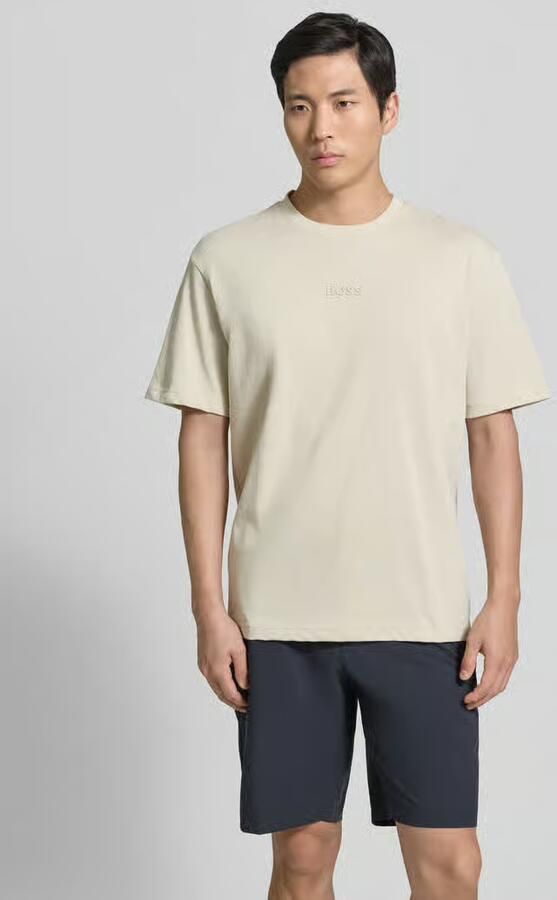 BOSS Green regular fit T-shirt van puur katoen model 'TEE 10' - Foto 6