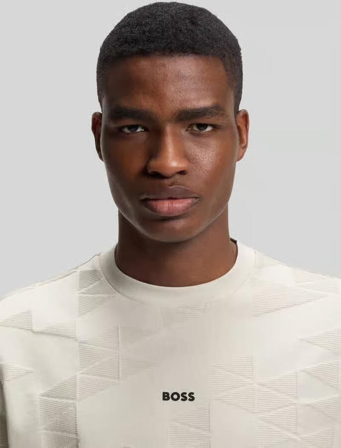 BOSS Green regular fit T-shirt van puur katoen model 'TS_NETWORK JQ'
