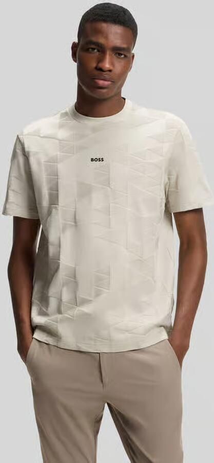BOSS Green regular fit T-shirt van puur katoen model 'TS_NETWORK JQ' - Foto 3
