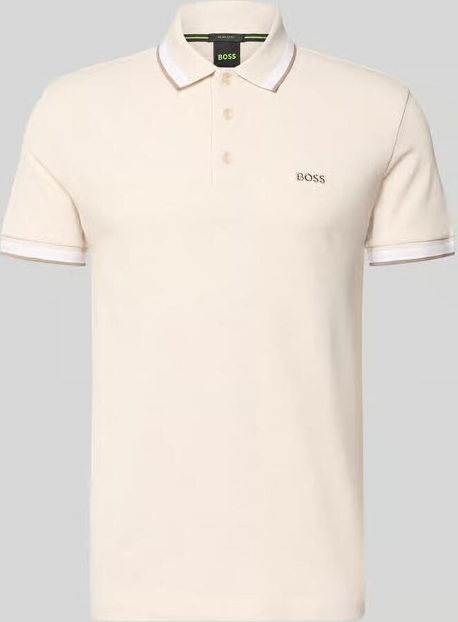 BOSS Green regular fit T-shirt van puur katoen model 'TS_STRUCTURE LOGO 1027473' - Foto 2