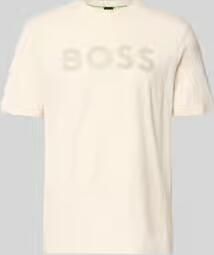 BOSS Green regular fit T-shirt van puur katoen model 'TS_STRUCTURE LOGO 1027473'