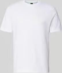 BOSS Green regular fit T-shirt van puur katoen model 'TS_STRUCTURE LOGO 1027473' - Foto 2