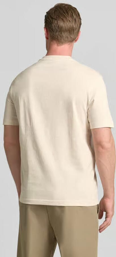 BOSS Green regular fit T-shirt van puur katoen model 'TS_STRUCTURE LOGO 1027473' - Foto 3