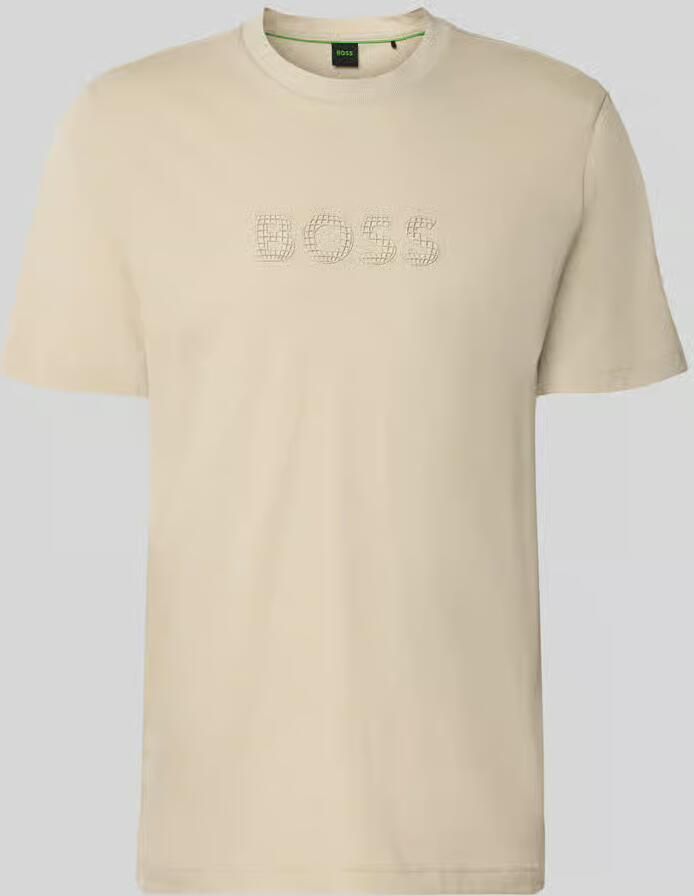 BOSS Green Regular fit T-shirt van puur katoen Model 'TS_TERRACE' - Foto 6