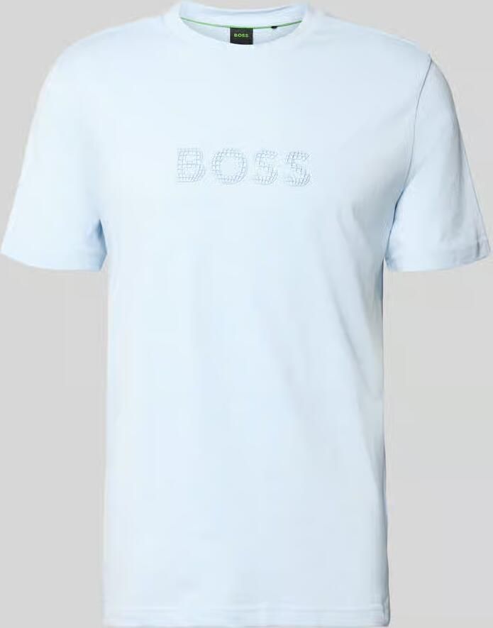 BOSS Green Regular fit T-shirt van puur katoen Model 'TS_TERRACE' - Foto 6