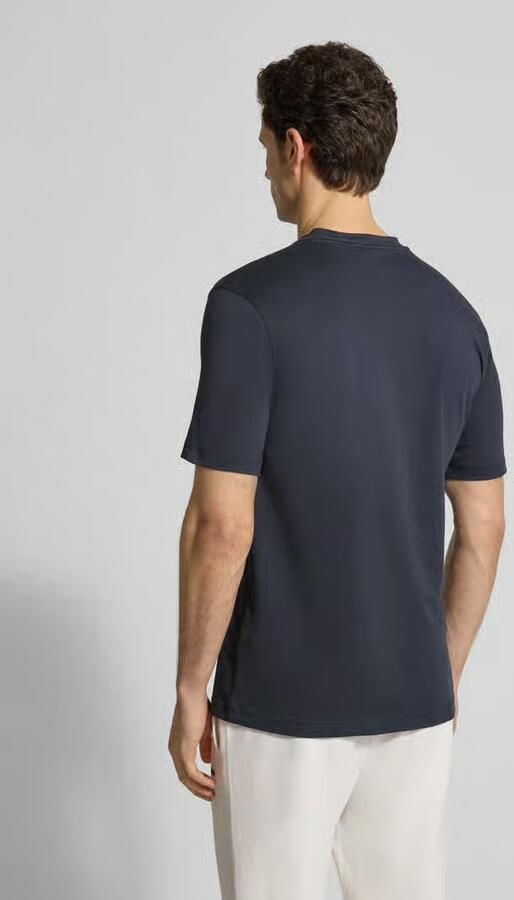 BOSS Green Regular fit T-shirt van puur katoen Model 'TS_TERRACE' - Foto 5