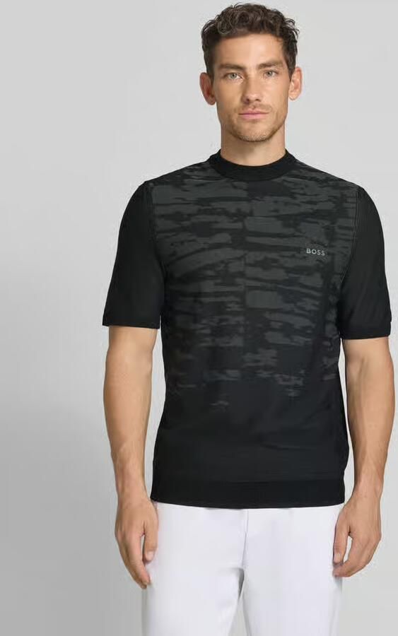 BOSS Green regular fit T-shirt van viscosemix model 'KN_Globe TS' - Foto 3