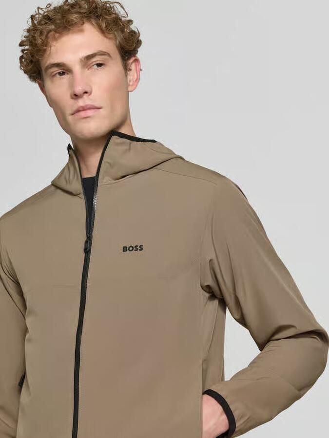 BOSS Green regular fit trainingsjack met capuchon model 'LW_COMMUTERPRO' - Foto 2