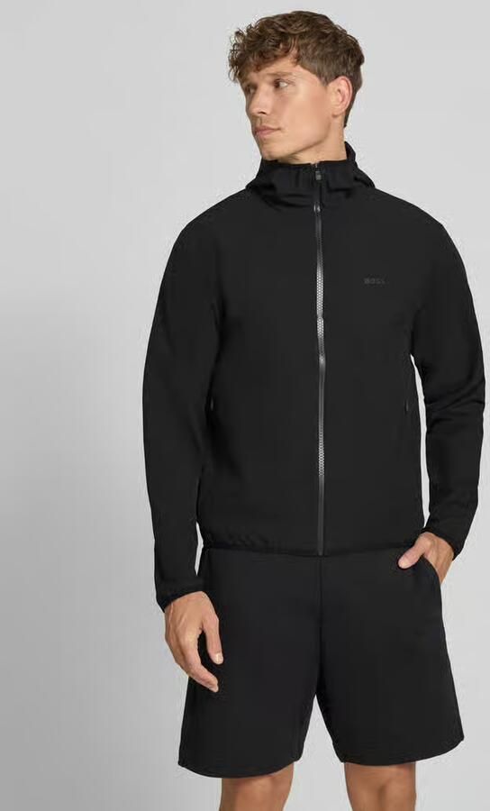 BOSS Green regular fit trainingsjack met capuchon model 'LW_COMMUTERPRO' - Foto 2