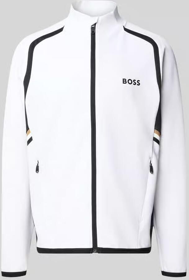 BOSS Green regular fit trainingsjack met contrasterende details - Foto 2