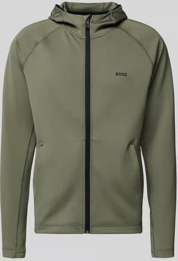 BOSS Green Regular fit trainingsjack van sneldrogend weefsel model 'SICON ACTIVE'