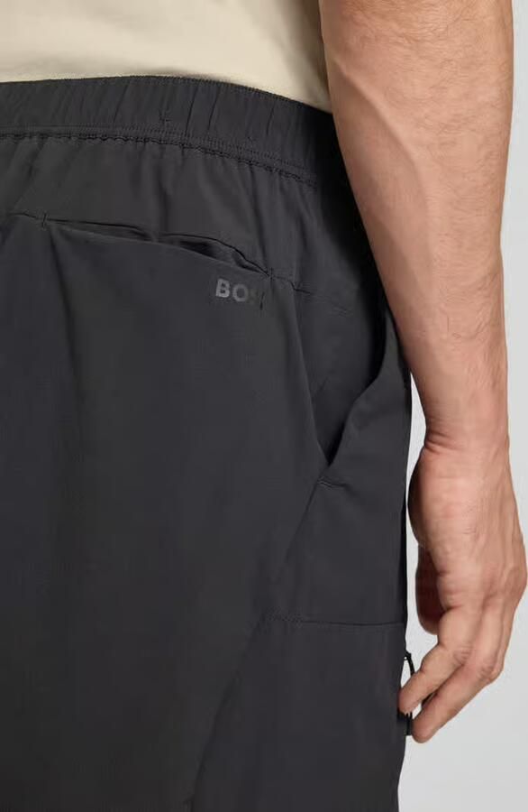 BOSS Green relaxed fit cargoshort met labelschrift Model 'GLOBE CARGO'