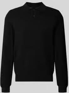 BOSS Green relaxed fit poloshirt met wol model 'KN_Momentum-X PL'