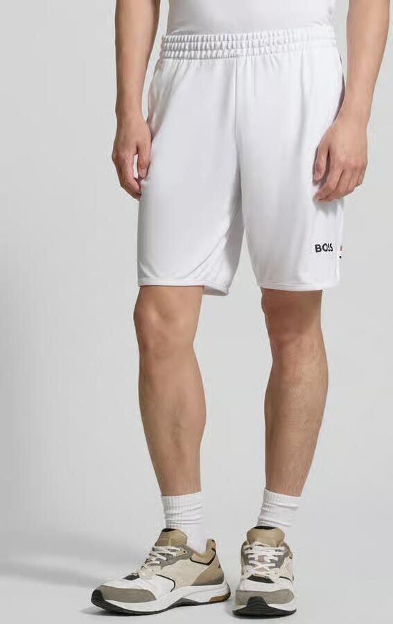 BOSS Green relaxed fit sport-short met logoprint model 'SH_TOC SPIN 9 INCH' - Foto 3