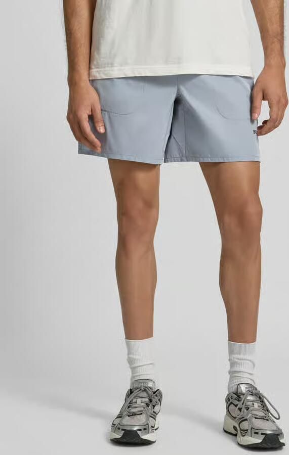 BOSS Green relaxed fit sportshorts met elastische band - Foto 2