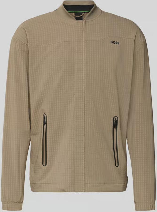 BOSS Green relaxed fit sweatjack in wafelstructuur model 'TERRACE' - Foto 2