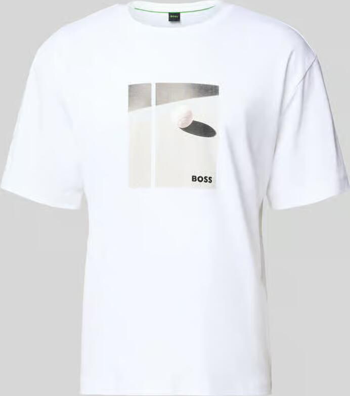 BOSS Green Relaxed fit T-shirt van puur katoen model 'JOIN' - Foto 2