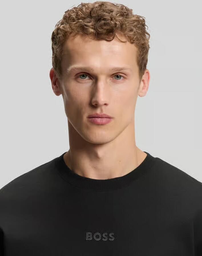 BOSS Green relaxed fit T-shirt van puur katoen model 'TEE 10' - Foto 5