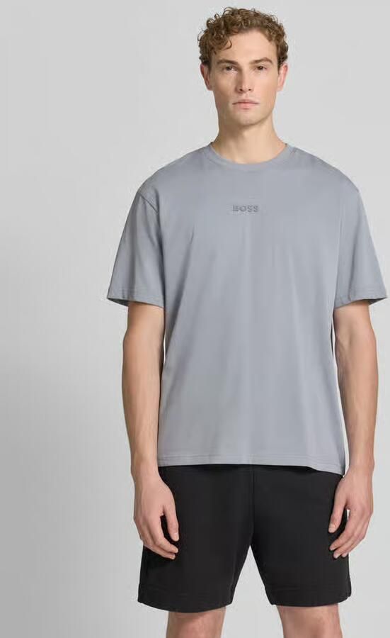 BOSS Green relaxed fit T-shirt van puur katoen model 'TEE 10' - Foto 7