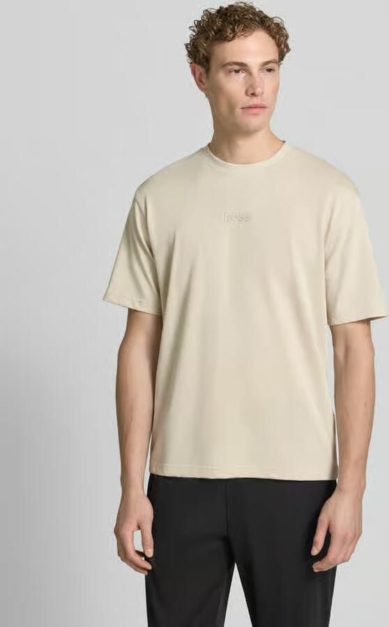 BOSS Green regular fit T-shirt van puur katoen model 'TEE 10' - Foto 5