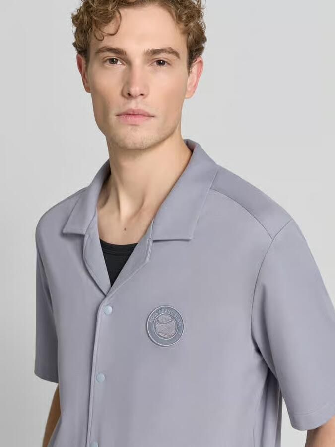 BOSS Green relaxed fit vrijetijdsoverhemd van viscosemix model 'ST_UNION S'