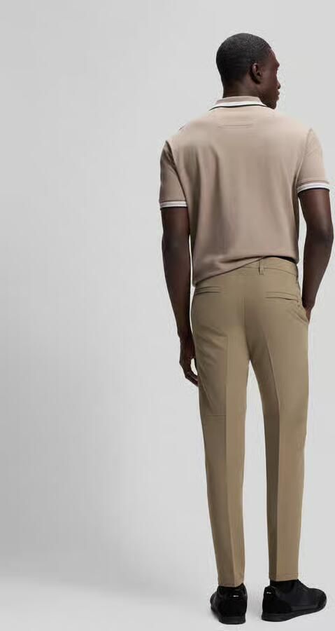 BOSS Green Slim fit broek met tunnelkoord model 'T_COMMUTER' - Foto 4