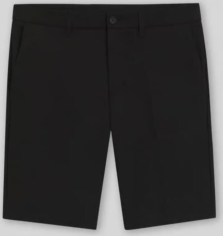 BOSS Green slim fit chino short met persplooien - Foto 2