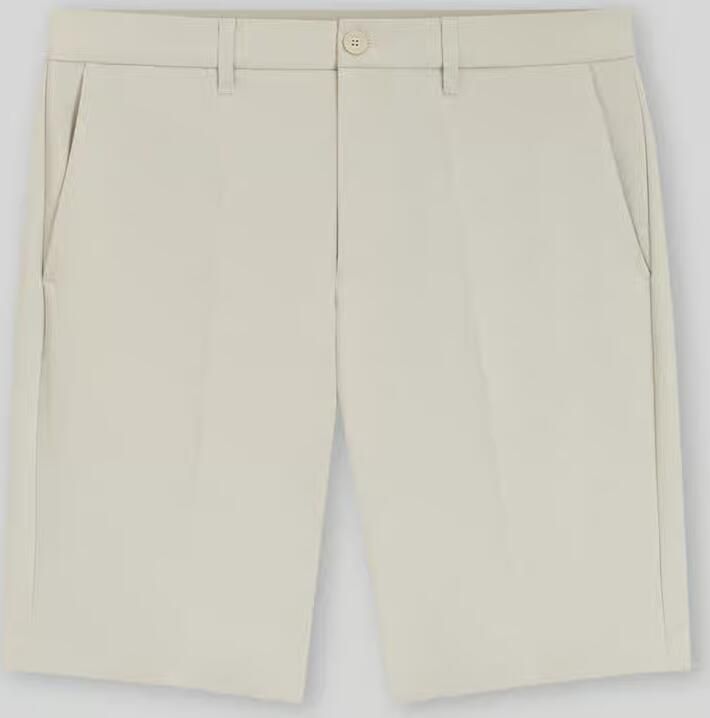 BOSS Green slim fit chino short met persplooien - Foto 2