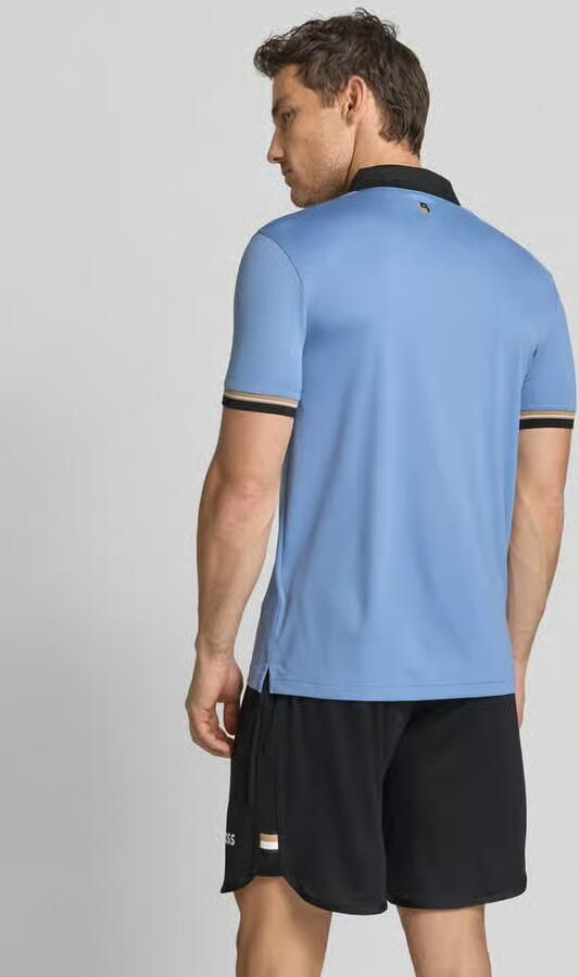 BOSS Green slim fit poloshirt met labelprint model 'PL_TOC SERVE 2' - Foto 3