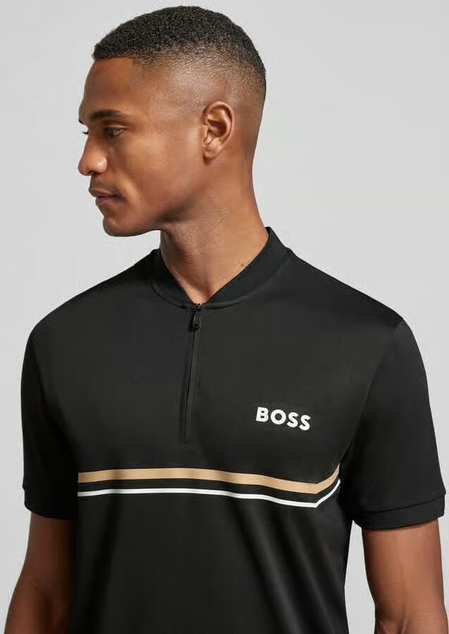BOSS Green Slim fit poloshirt met logoprint model 'TOC SPIN BODYMAPP 1027'