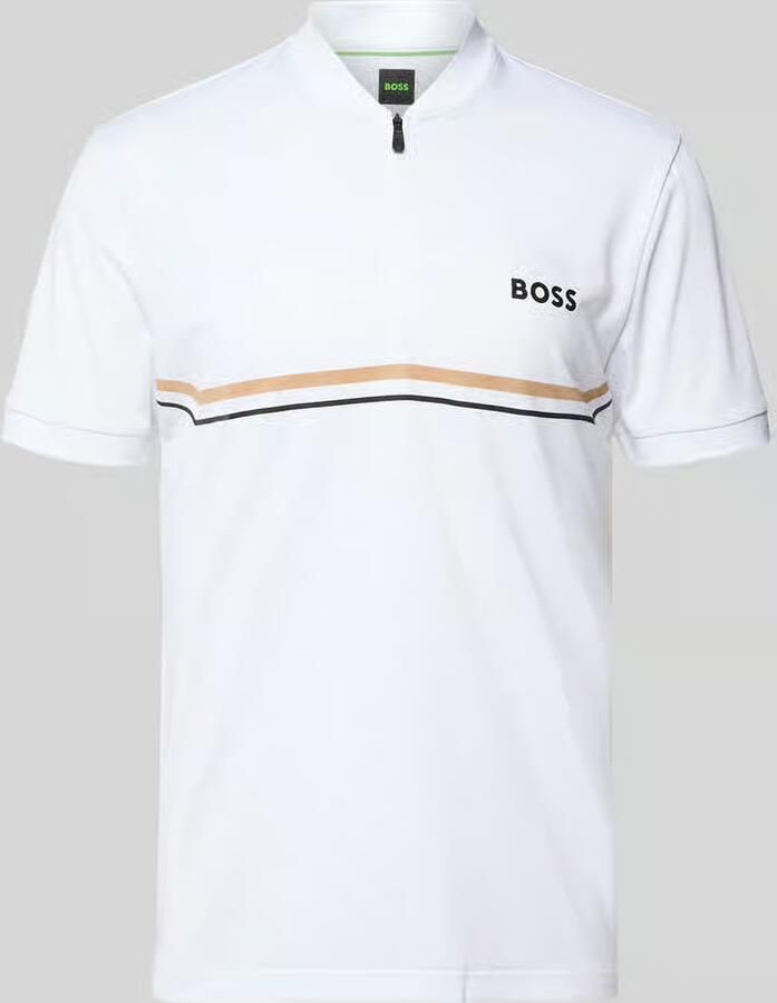BOSS Green Slim fit poloshirt met logoprint model 'TOC SPIN BODYMAPP 1027'