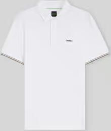 BOSS Green slim fit poloshirt met tennisbal-reliëf model 'PL_TOC GAME1'