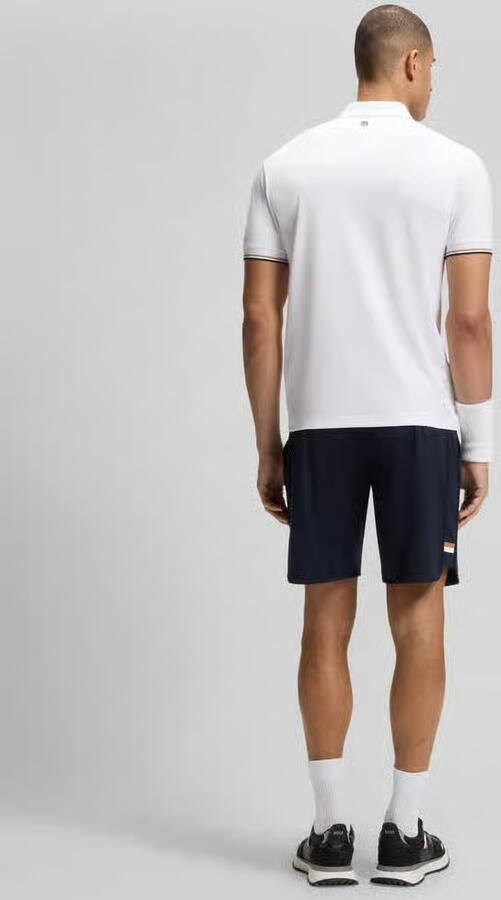 BOSS Green slim fit poloshirt met tennisbal-reliëf model 'PL_TOC GAME1' - Foto 2