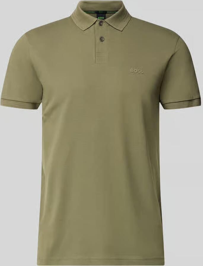 BOSS Green Slim fit poloshirt van puur katoen model 'PAUL' - Foto 2