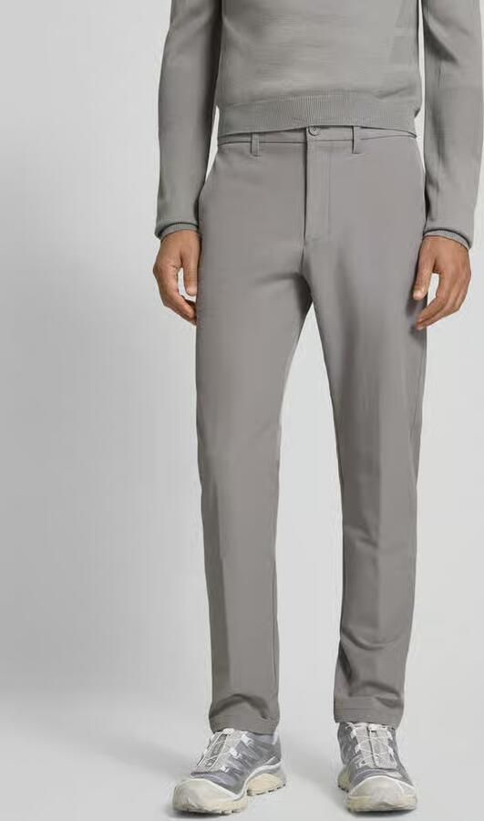 BOSS Green Slim fit stoffen broek van waterafstotend materiaal model 'COMMUTER' - Foto 2