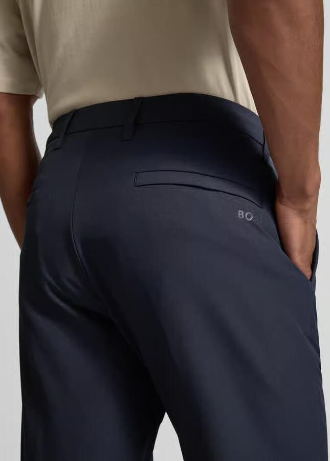 BOSS Green Stoffen broek met Franse steekzakken - Foto 2