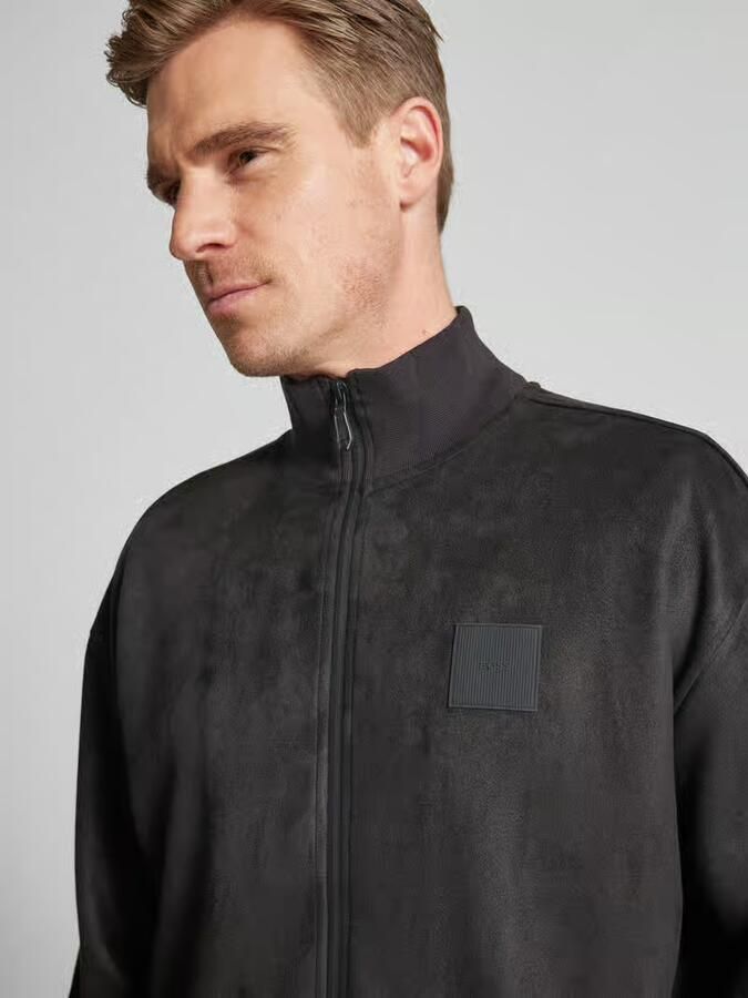 BOSS Green Sweatjack met steekzakken model 'Sutton'