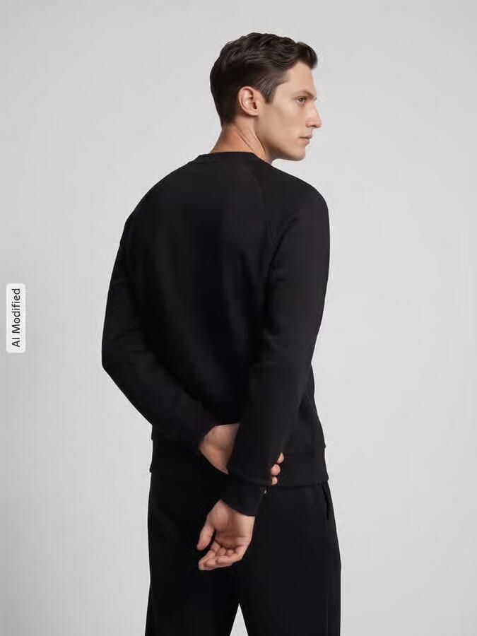 BOSS Green Sweatshirt met tonale logo-opschrift model 'Salbo' - Foto 2
