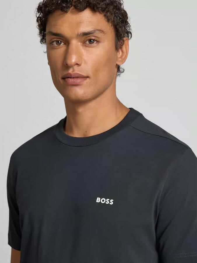 BOSS Green T-shirt met labelprint - Foto 2