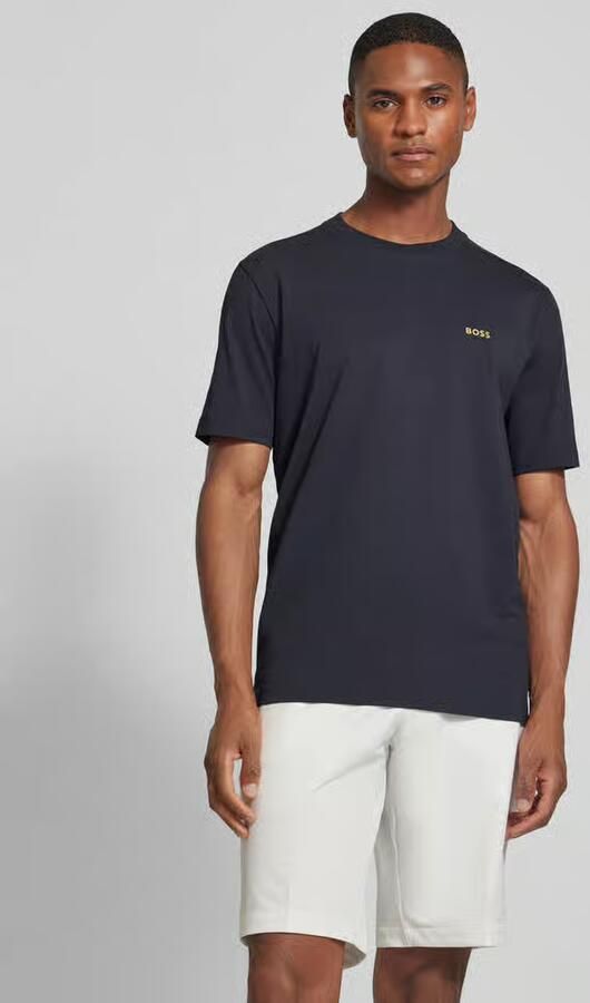 Boss Core T-Shirt Blauw- Heren Blauw - Foto 3