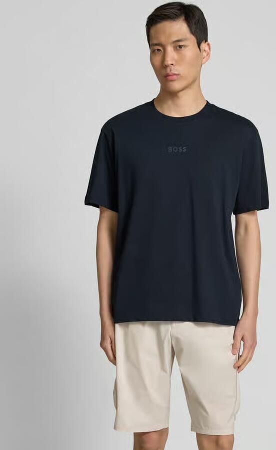 BOSS Green regular fit T-shirt van puur katoen model 'TEE 10' - Foto 6