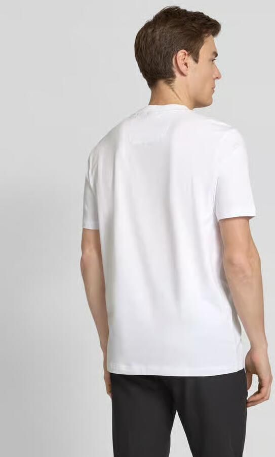 BOSS GREEN T-shirt Tee Rib met logo aan de hals - Foto 7