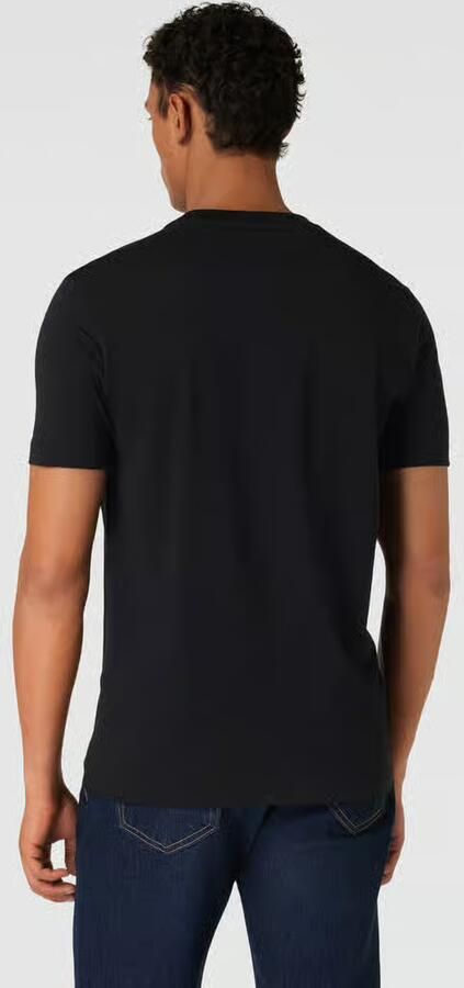 BOSS GREEN Shirt met ronde hals Thee met gegomd contrast-logo - Foto 11