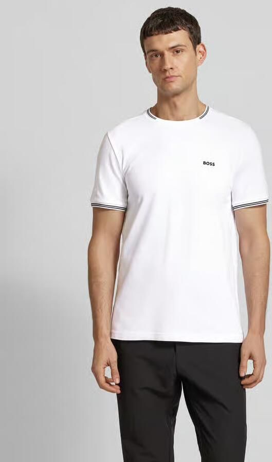 BOSS GREEN T-shirt Taul van zacht stretch-katoen-piqué regular fit - Foto 3