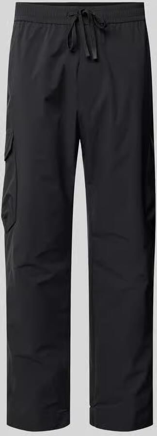 BOSS Green Tapered fit cargobroek met tunnelkoord model 'Urbanex' - Foto 2