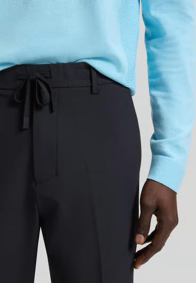 BOSS GREEN Geweven broek T Convert Elastische tailleband en trekkoord riemlussen pantalon