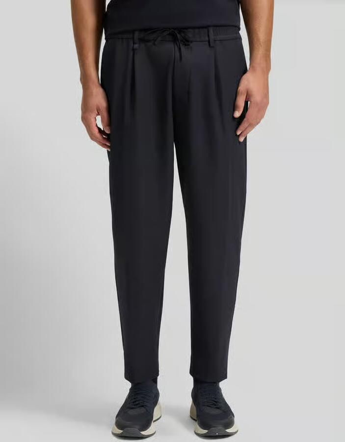 BOSS GREEN Geweven broek T Convert-Pleat met trekkoord en merklabel plooibroek pakbroek stretchbroek - Foto 3