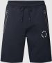 Hugo Boss Sportieve Regular Fit Shorts met Cirkelvormige Logo's Blue Heren - Thumbnail 1